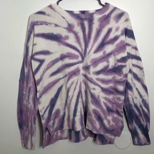 Design History Purple and White Sweater
